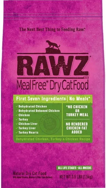7.8 Lb Rawz Cat Chicken & Turk - Food